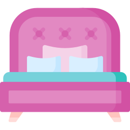 cama de casal Ícone