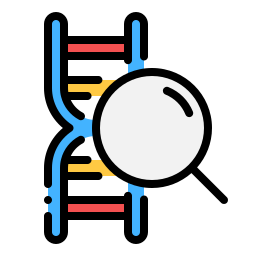 Genetic analysis icon