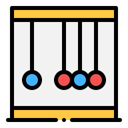 Newton cradle icon