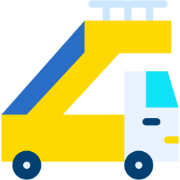 Stair truck icon