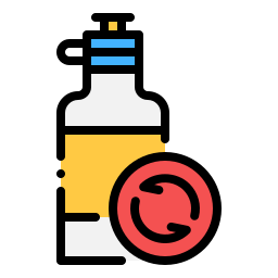 botella reutilizable icono