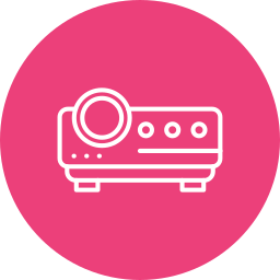Video projector icon