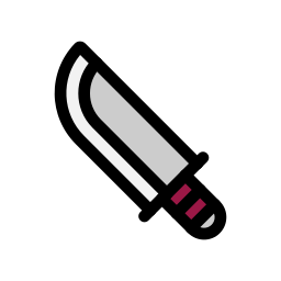 ostrze noża ikona