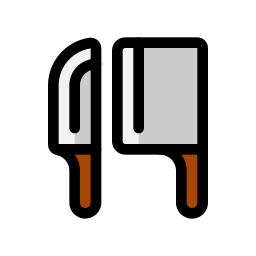 Chefs knife icon