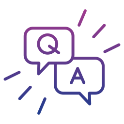 Question and answer icon