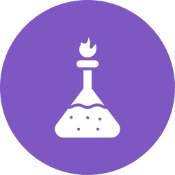 Bunsen burner icon