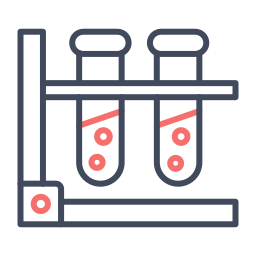 Test tubes icon