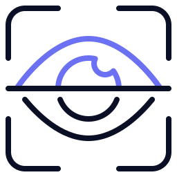 biometrische toegang icoon
