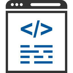 프로그램 작성 icon