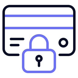 Secure transactions icon