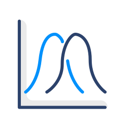 gráfico circular icono