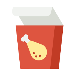 Fried chicken icon