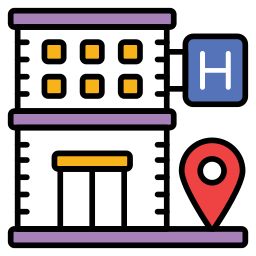 Hotel location icon