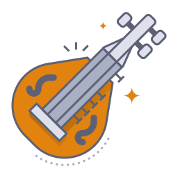 Hurdy gurdy icon