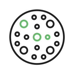 Nano crystals icon