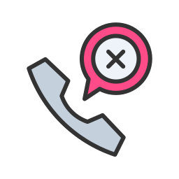 통화 거부됨 icon