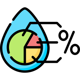 Water consumption icon