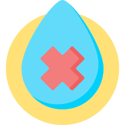 niedobór wody ikona