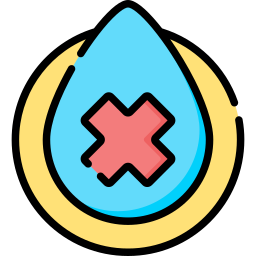 niedobór wody ikona
