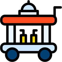 Food trolley icon