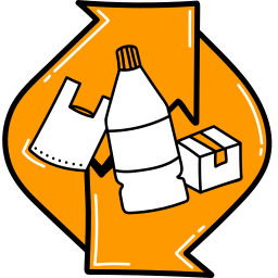 Recycle waste icon