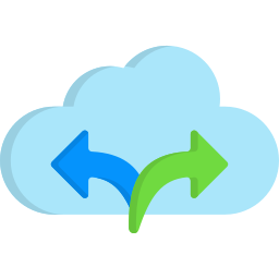 Cloud sharing icon