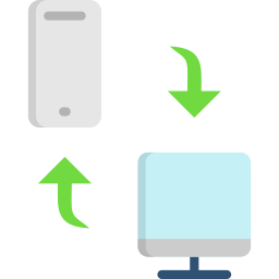 trasmissione dati icona