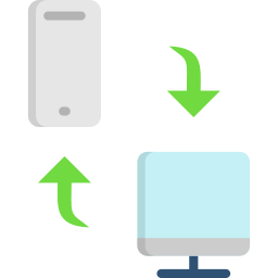 Data transmission icon