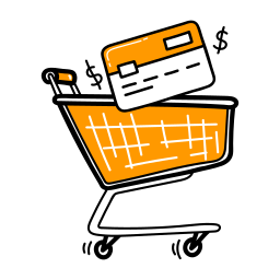 Shopping payment icon