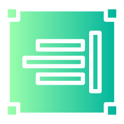 Right alignment icon