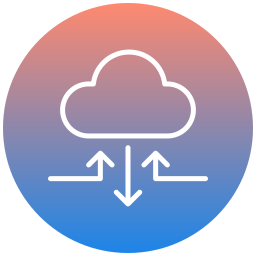 technologia chmury ikona