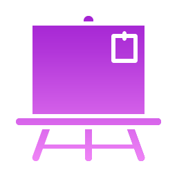 Easel painting icon