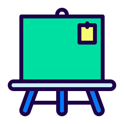 Easel painting icon
