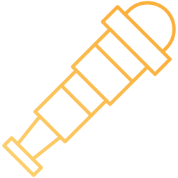 télescope Icône