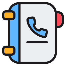 Phone book icon