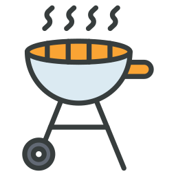 Charcoal grill icon