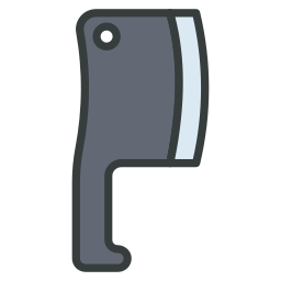 cuchillo de carnicero icono