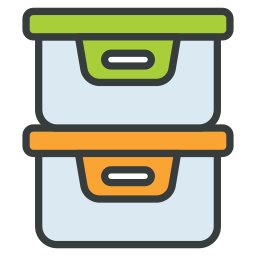 Plastic container icon