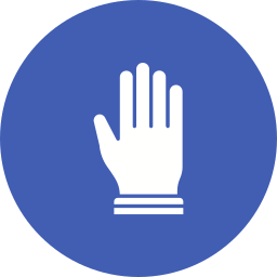 手を上げる icon
