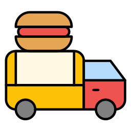 Food delivery icon