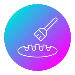 Pastry brush icon