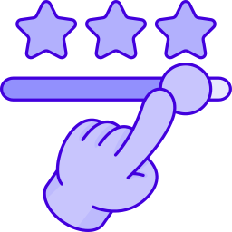 Satisfaction meter icon