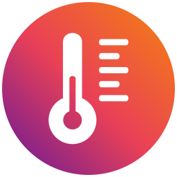 Smart temperature icon