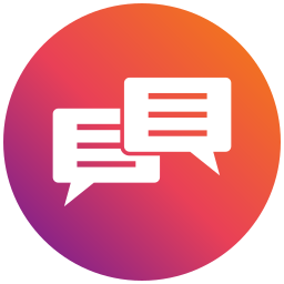 Chat bubble icon