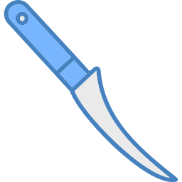 cuchillo para deshuesar icono