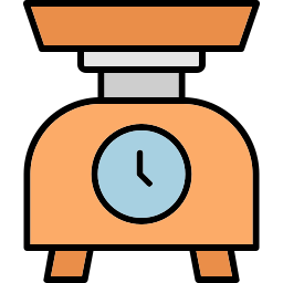 Kitchen scale icon