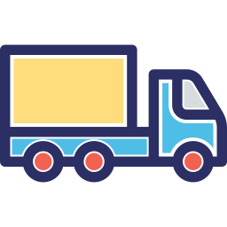 Cargo truck icon