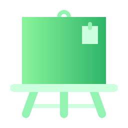 Easel painting icon