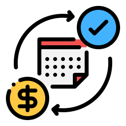 Subscription business model icon