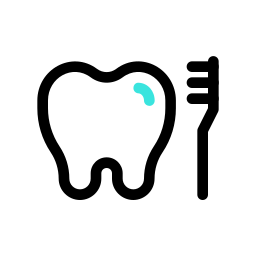 cepillos de dientes icono